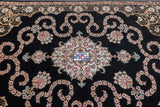 Extremely Fine  Isfahan Wool and Silk Rug 5'3'' x 6'10''