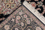 Extremely Fine  Isfahan Wool and Silk Rug 5'3'' x 6'10''