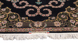 Extremely Fine  Isfahan Wool and Silk Rug 5'3'' x 6'10''