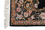 Extremely Fine  Isfahan Wool and Silk Rug 5'3'' x 6'10''