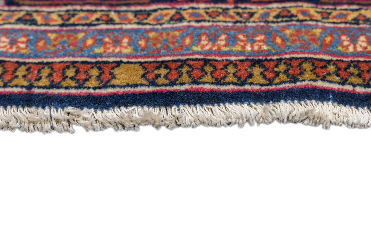 Antique Dabir Kashan Rug 4'5'' x 6'10''