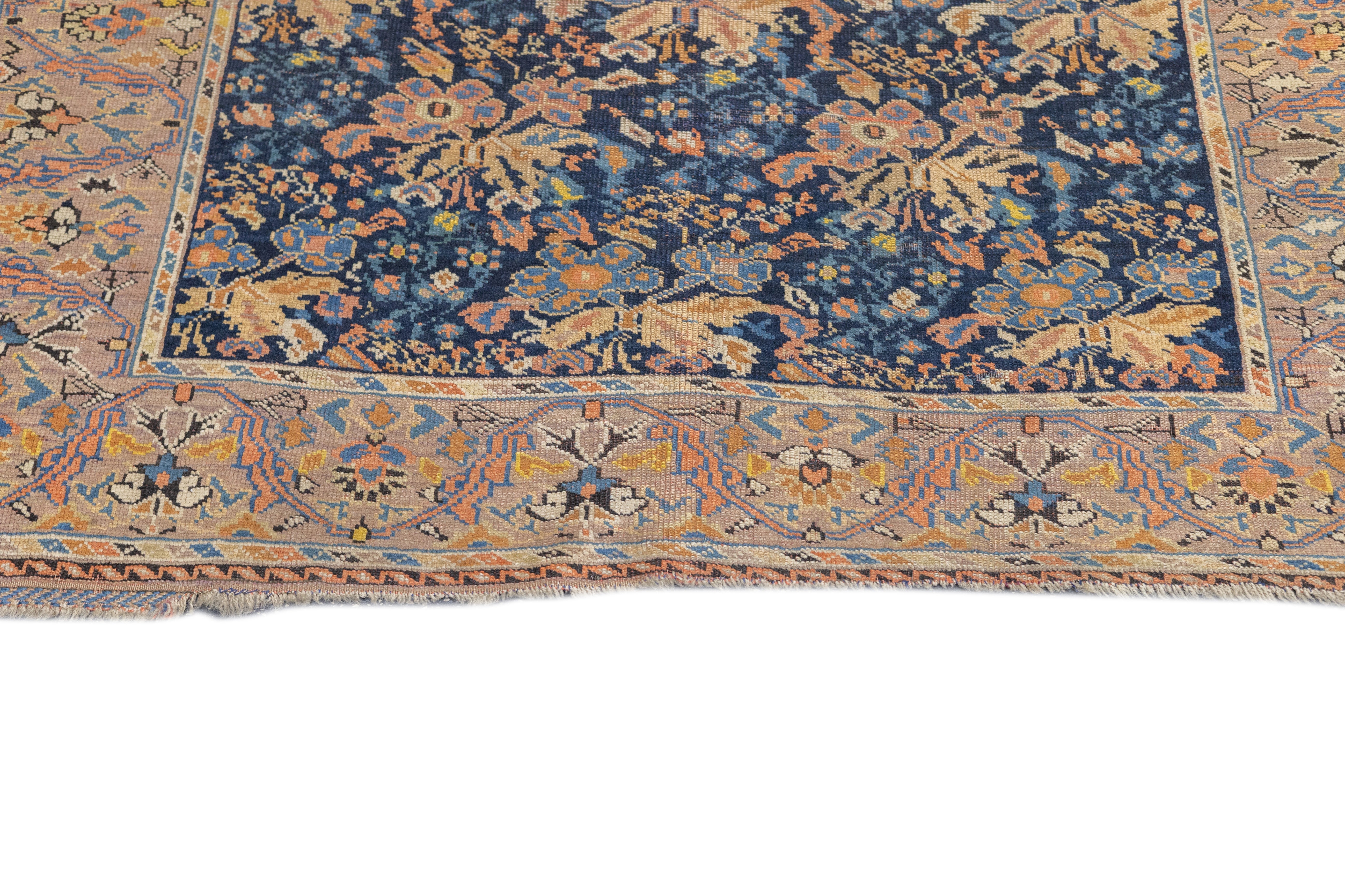 Antique Afshar Rug 4' x 5'8''