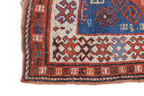 Antique Caucasian Kazak Rug 3'7'' x 5'6''