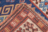 Antique Caucasian Kazak Rug 3'7'' x 5'6''