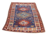 Antique Caucasian Kazak Rug 3'7'' x 5'6''