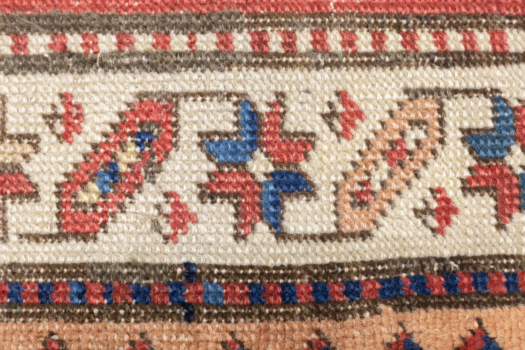Antique Caucasian Shirvan Runner 3'4'' x 9'6''