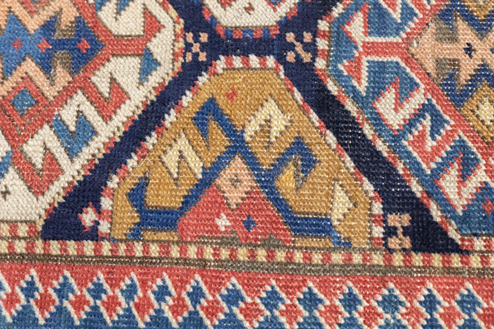 Antique Caucasian Shirvan Runner 3'4'' x 9'6''