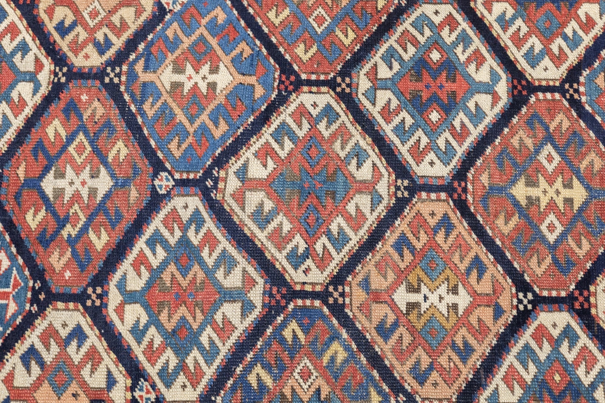Antique Caucasian Shirvan Runner 3'4'' x 9'6''