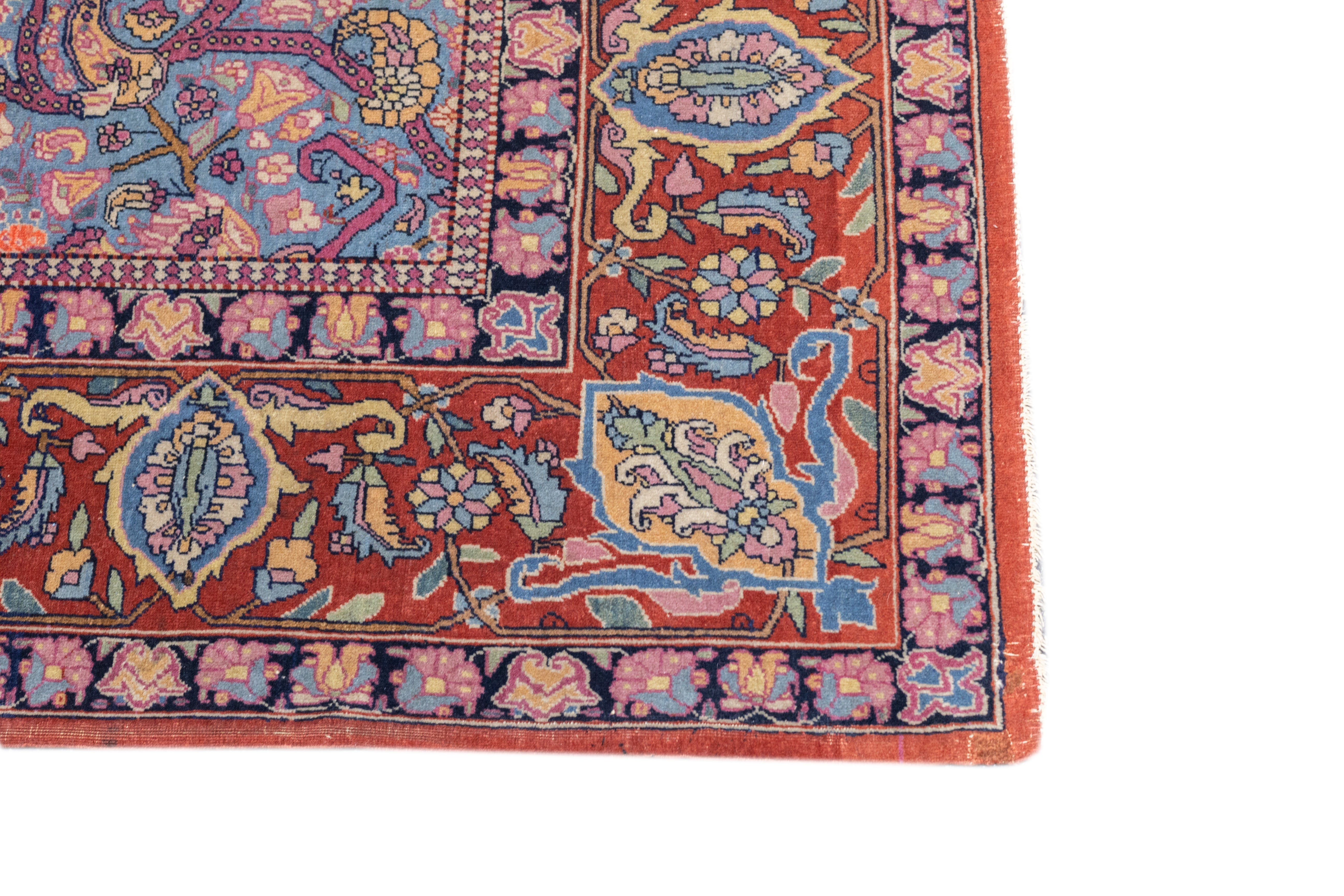Antique Tehran Rug 4'4'' x 6'9''