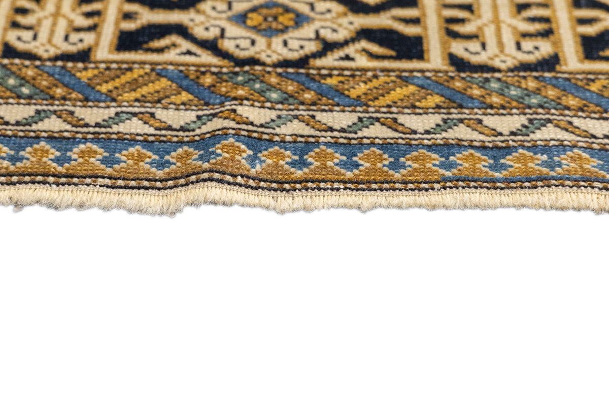 Antique Caucasian Perpedil Rug 3'6'' x 4'6''