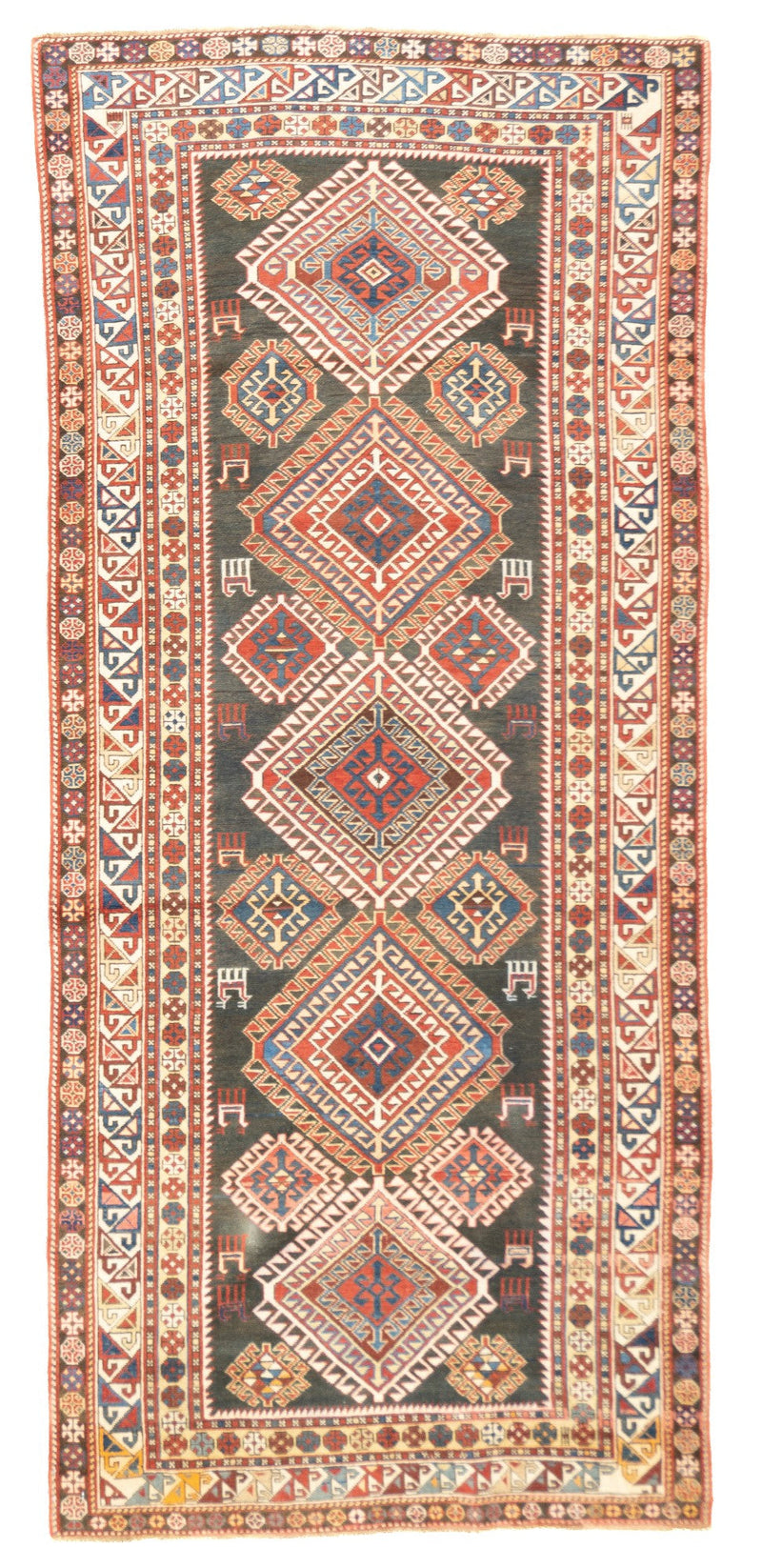 Antique Caucasian Shirvan Rug 4'0