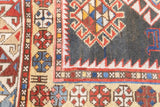 Antique Caucasian Shirvan Rug 4'0" x 9'0"