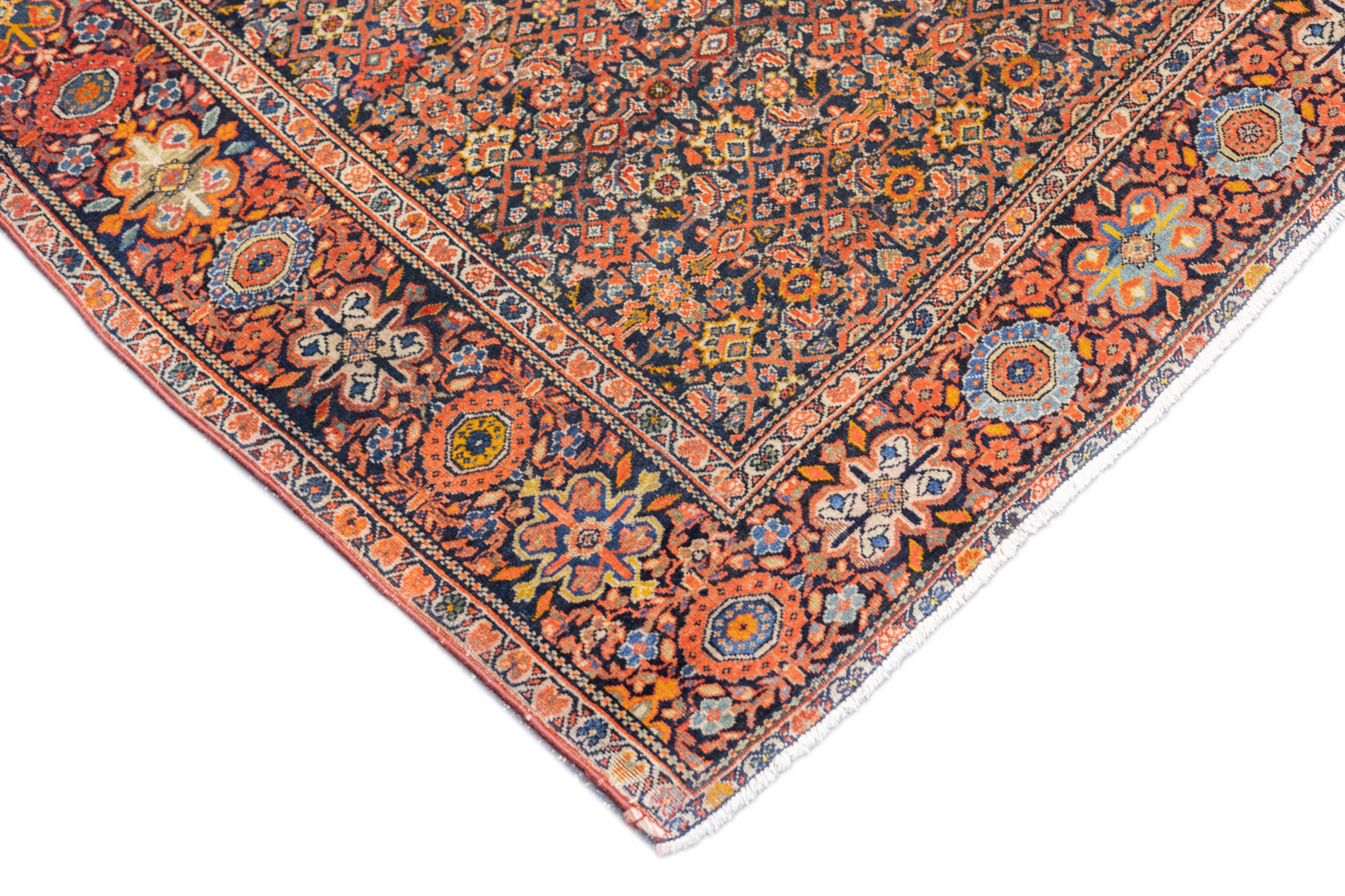 Antique Farahan Sarouk Rug 3'5'' x 4'10''