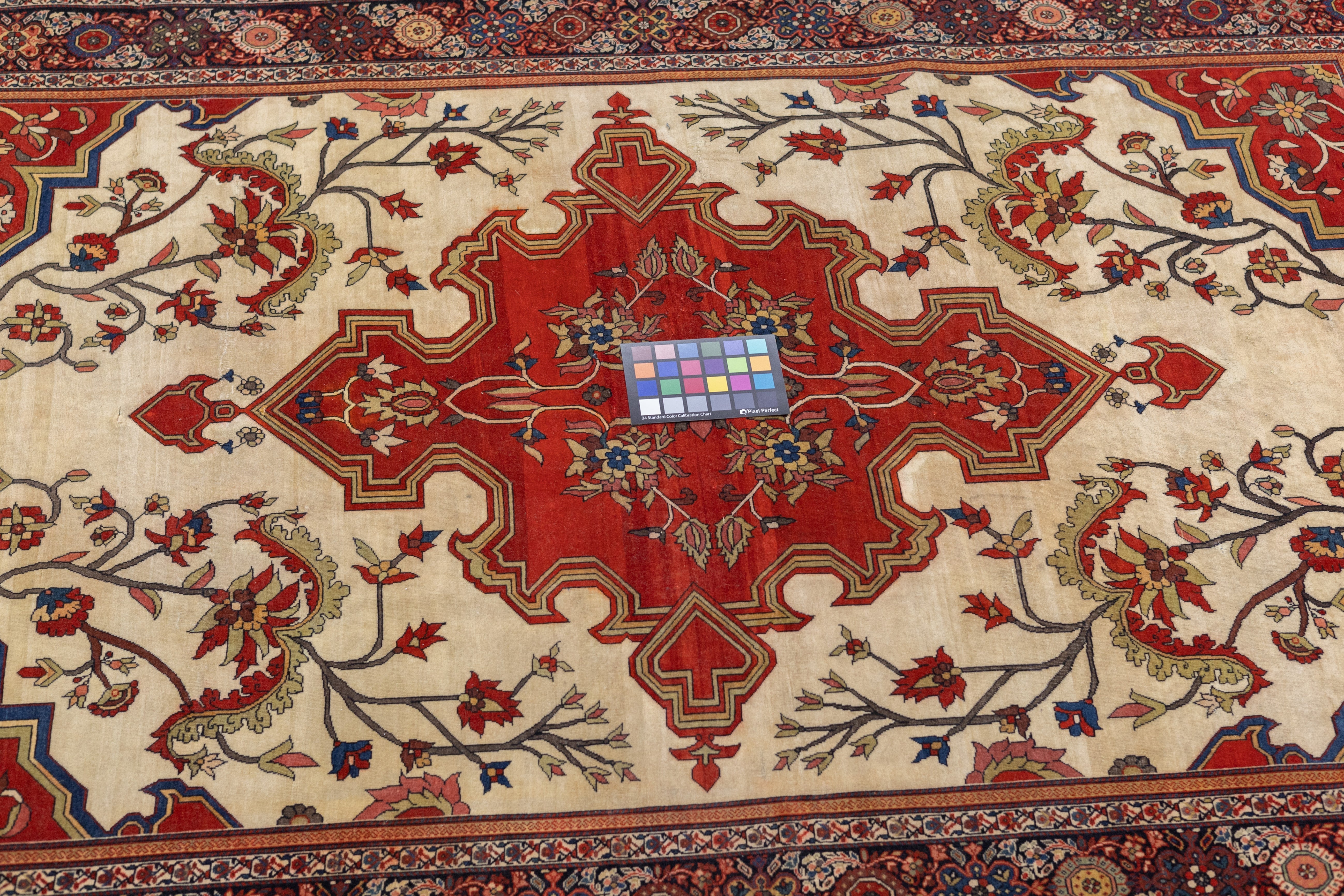 Antique Farahan Sarouk Rug 4'2'' x 6'3''