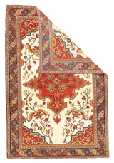 Antique Farahan Sarouk Rug 4'2'' x 6'3''
