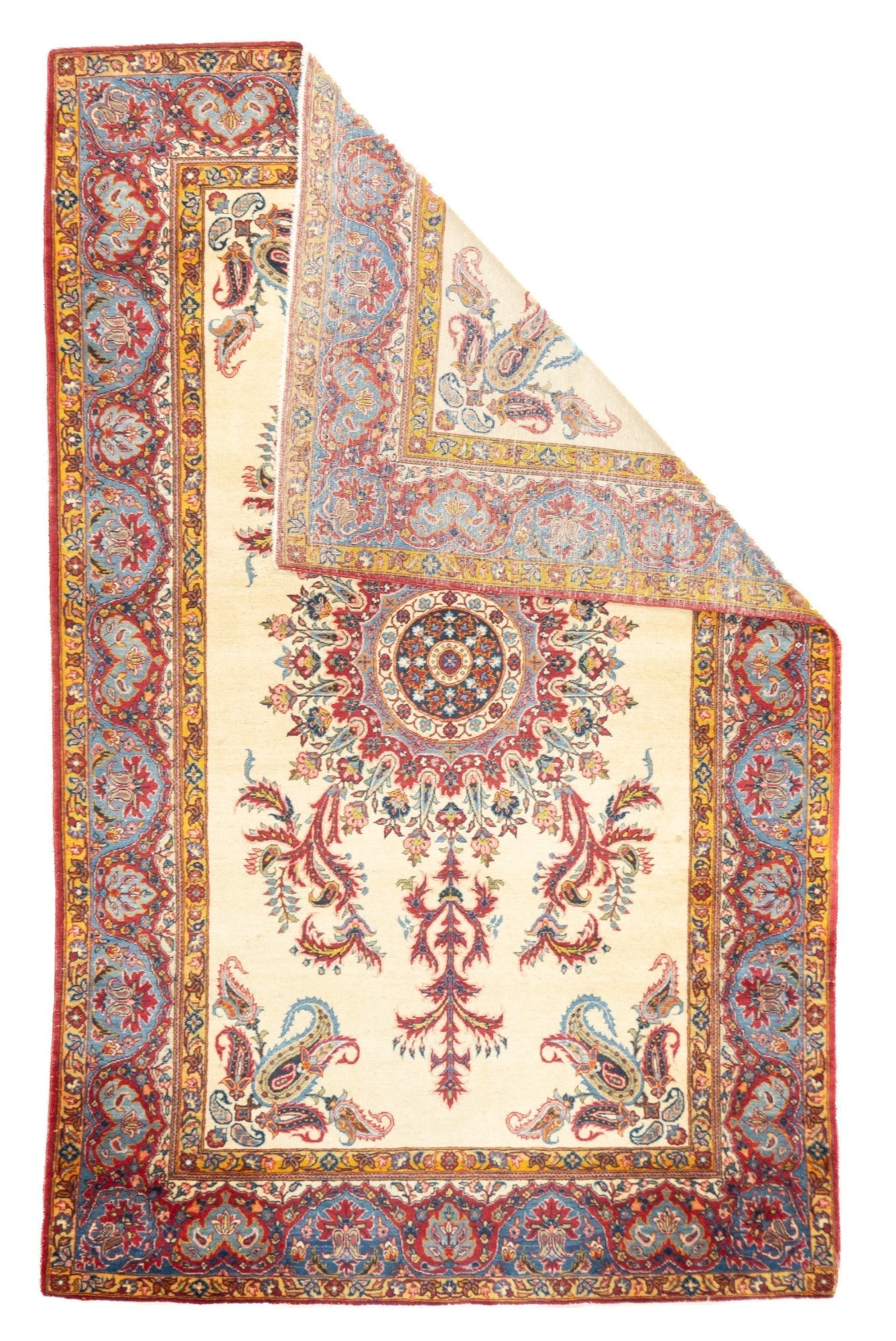 Antique Qum Rug 4'5'' x 7'1''