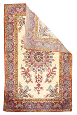 Antique Qum Rug 4'5'' x 7'1''