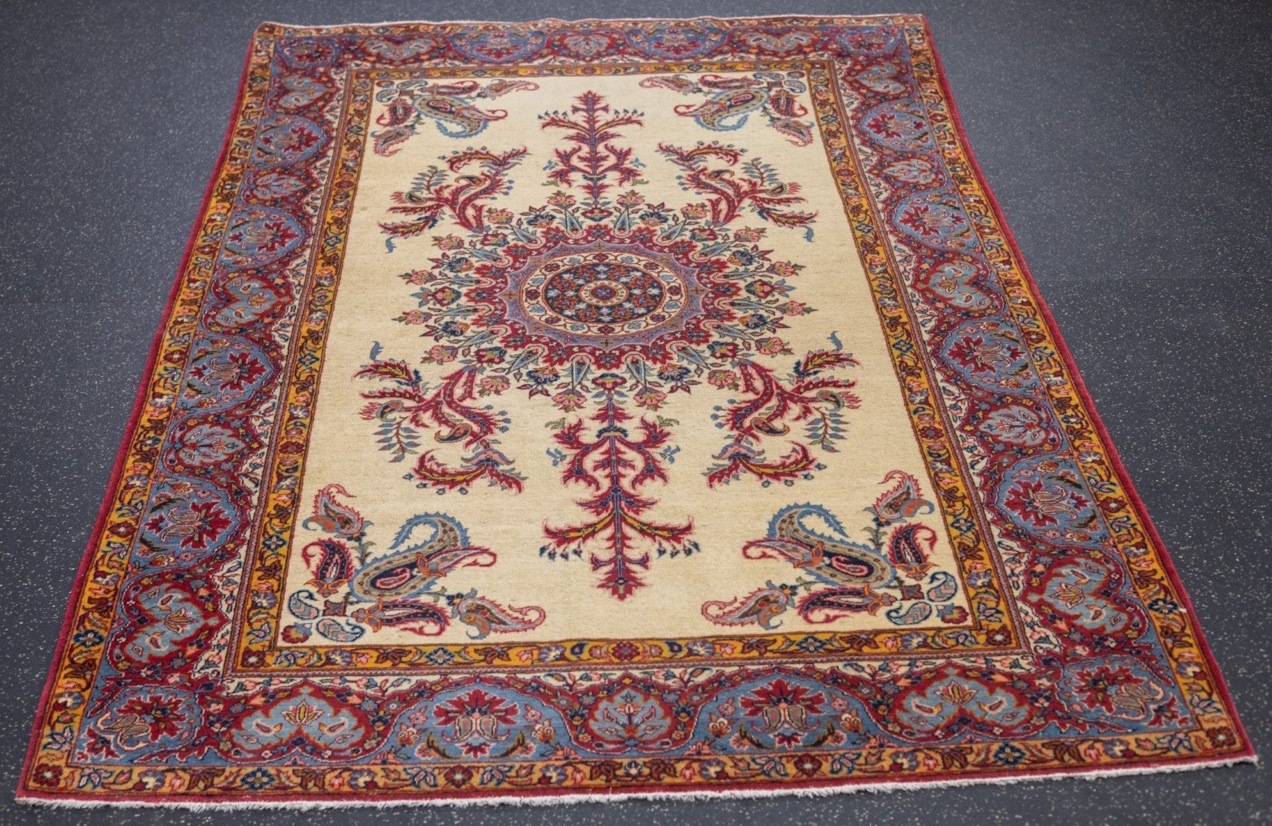 Antique Qum Rug 4'5'' x 7'1''