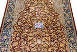 Antique Silk Hereke Rug 4'1'' x 5'11''