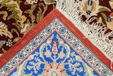 Antique Silk Hereke Rug 4'1'' x 5'11''