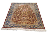 Antique Silk Hereke Rug 4'1'' x 5'11''