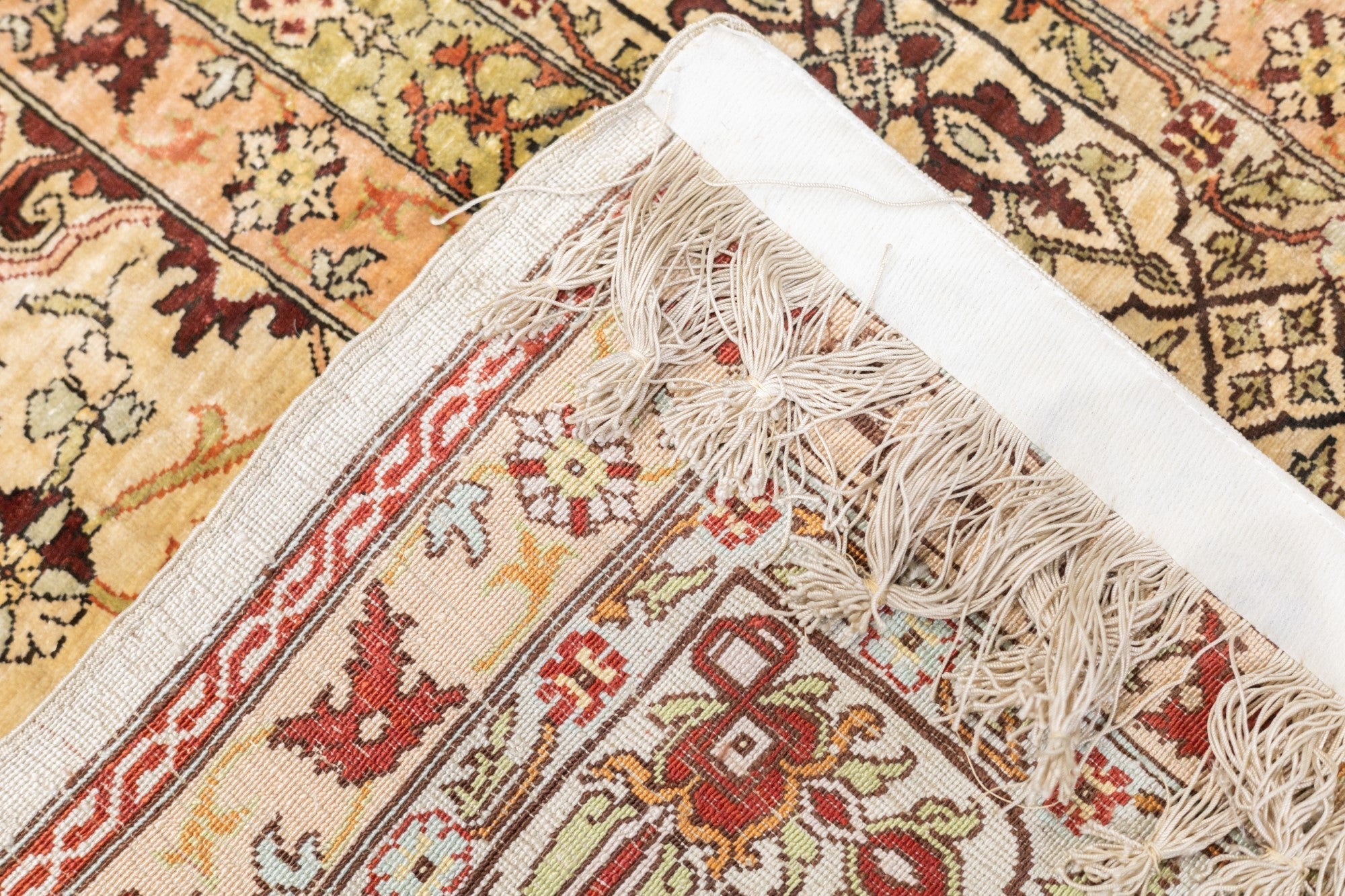 Antique Silk Hereke Rug 2'8'' x 3'8''