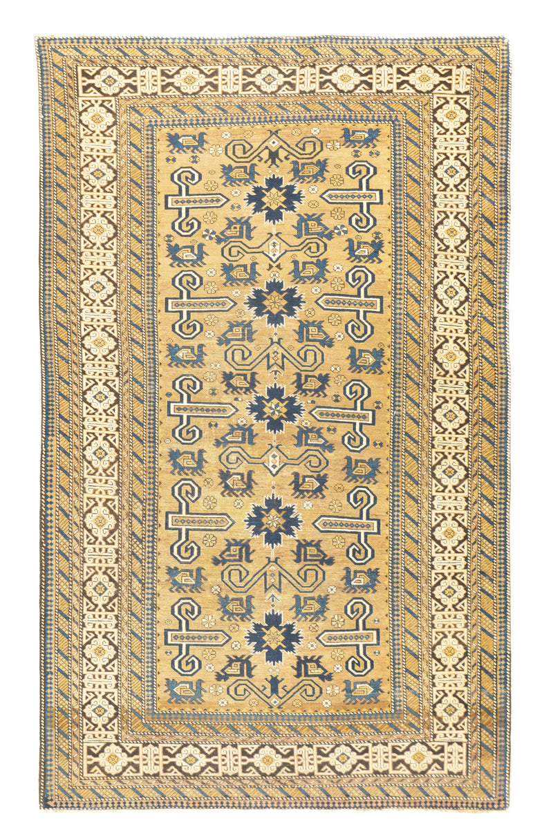 Antique Caucasian Perpedil Rug 3'11'' x 6'5''