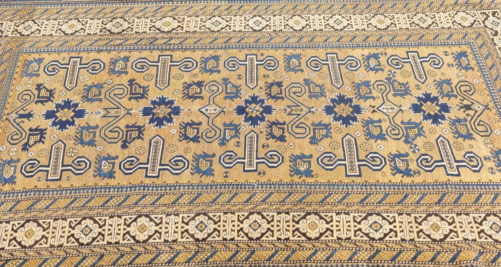 Antique Caucasian Perpedil Rug 3'11'' x 6'5''
