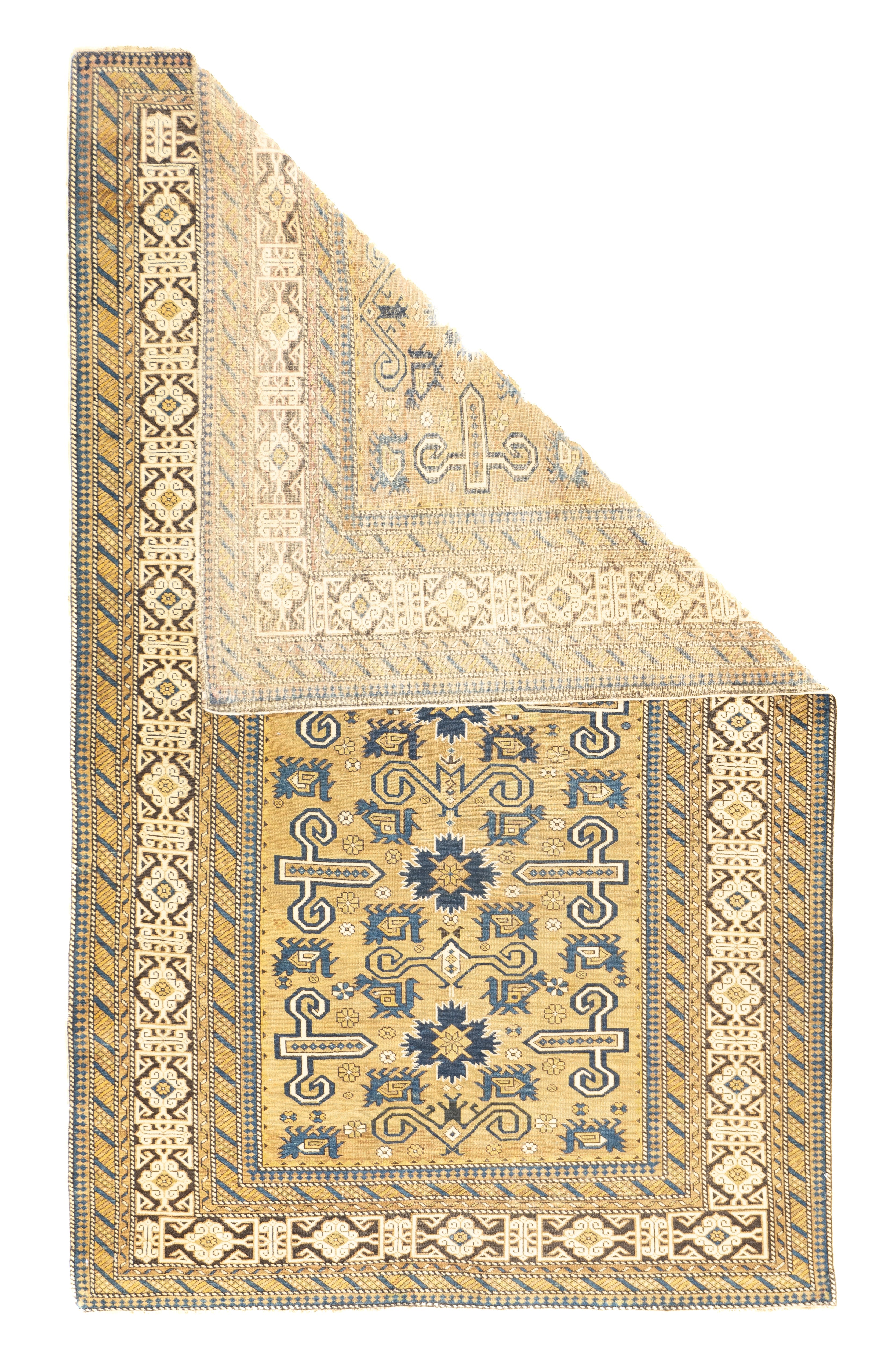 Antique Caucasian Perpedil Rug 3'11'' x 6'5''