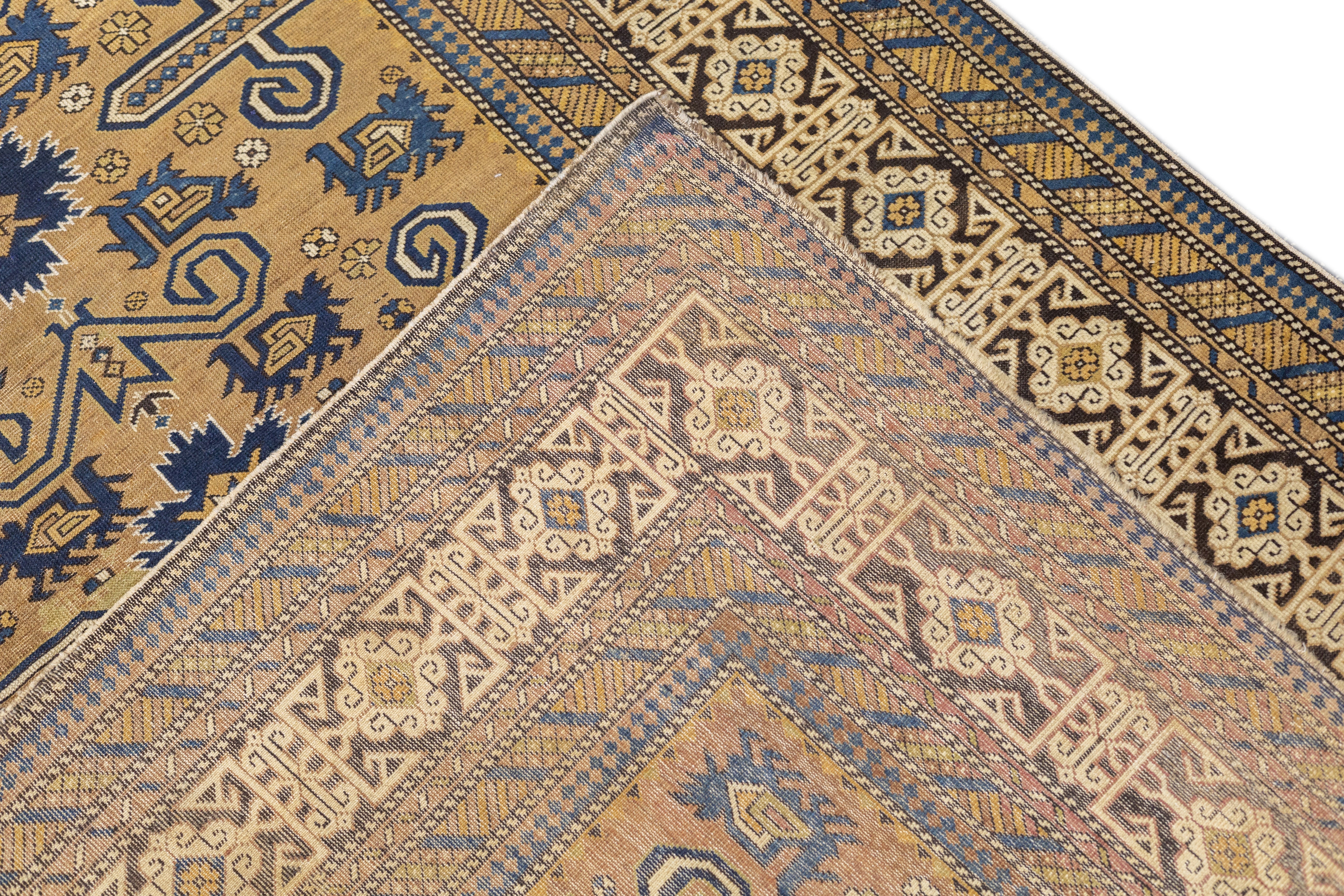 Antique Caucasian Perpedil Rug 3'11'' x 6'5''