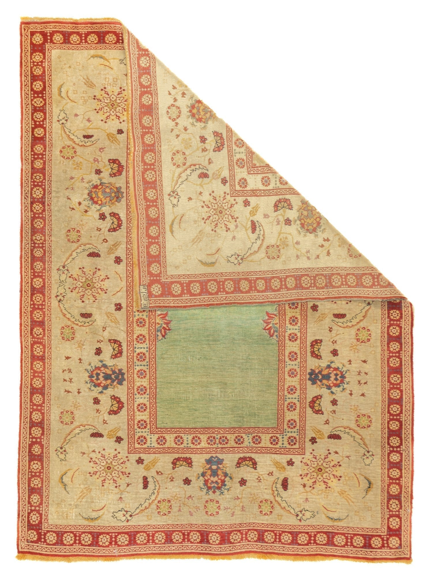 Antique Kumkapi Rug 4'4'' x 5'11''