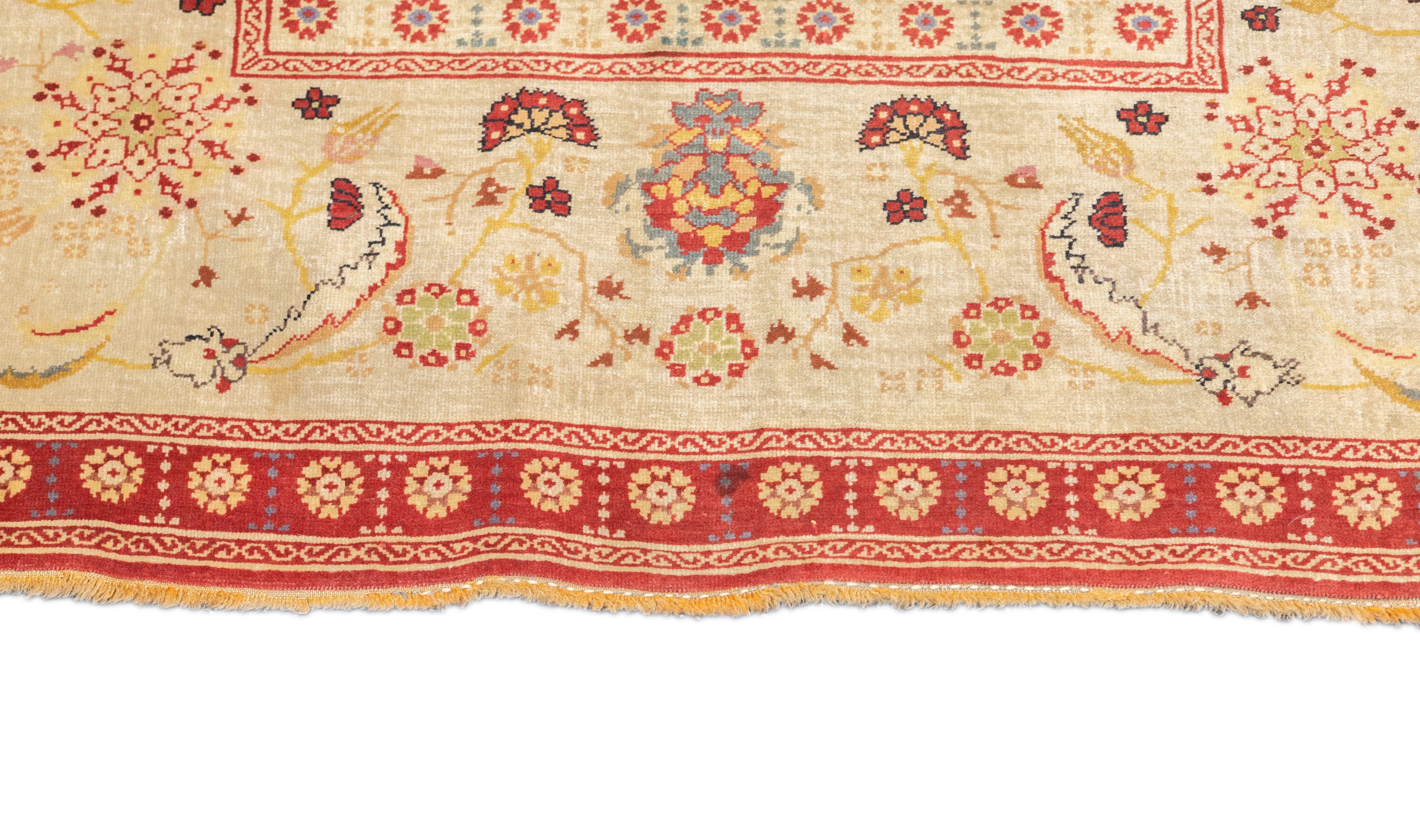 Antique Kumkapi Rug 4'4'' x 5'11''