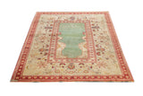 Antique Kumkapi Rug 4'4'' x 5'11''