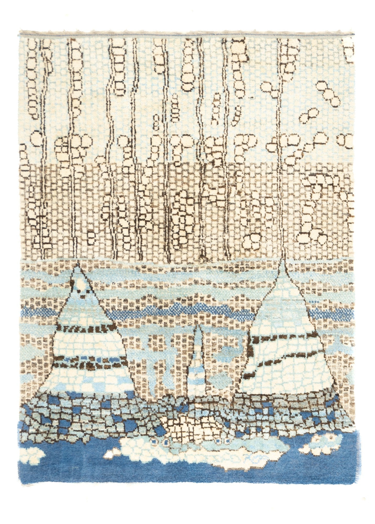 Vintage Moroccan Rug 5'3'' x 6'11''