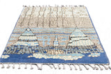 Vintage Moroccan Rug 5'3'' x 6'11''