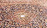 Antique  Kashan Rug 8'8'' x 11'4''