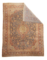 Antique  Kashan Rug 8'8'' x 11'4''
