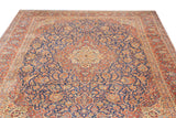 Antique  Kashan Rug 8'8'' x 11'4''