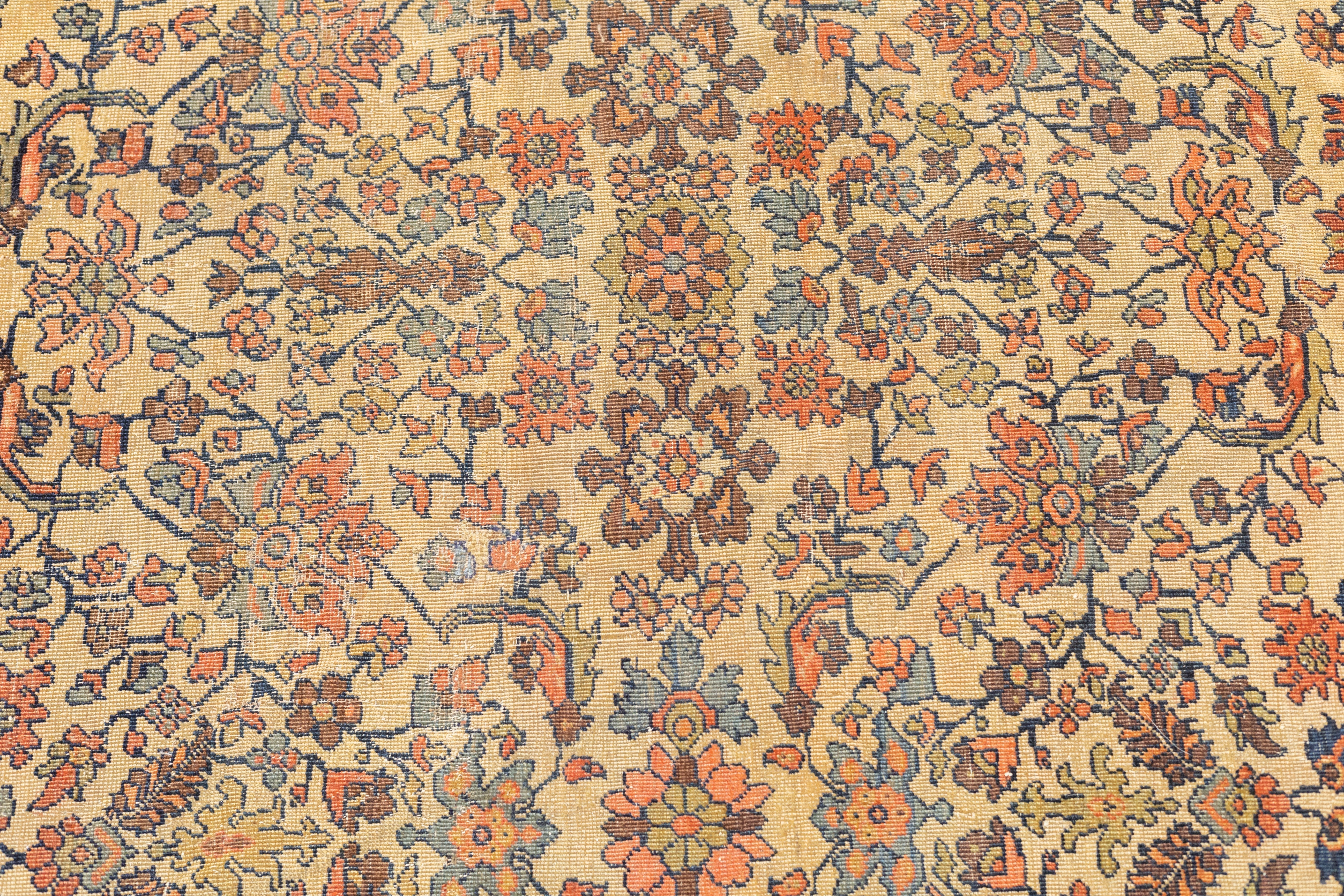 Antique Farahan Sarouk Rug 8'7'' x 10'5''