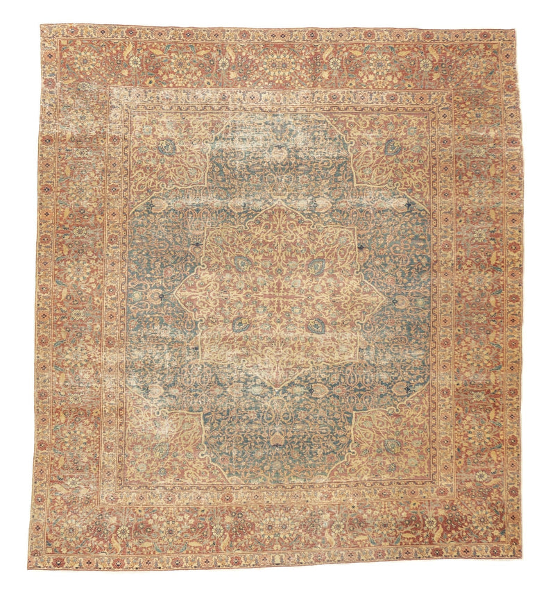 Antique Lavar Kerman Rug 7'0