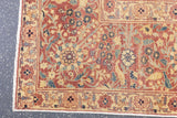 Antique Lavar Kerman Rug 7'0" x 7'8''