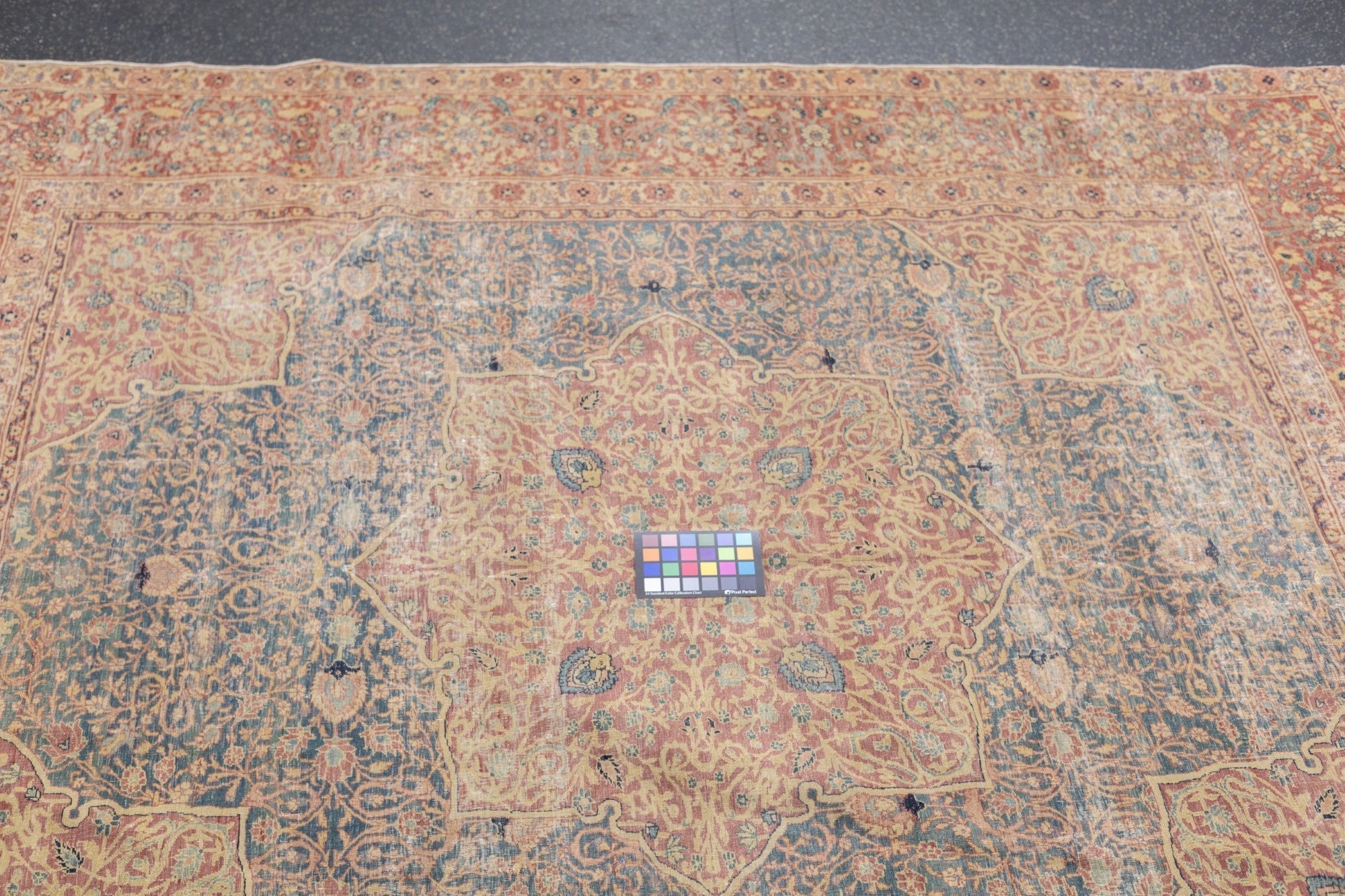 Antique Lavar Kerman Rug 7'0" x 7'8''