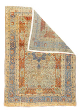 Antique Mohtasham Kashan Rug 7'1" x 10'0"