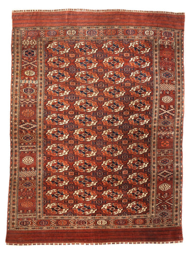 Fine Antique Turkmen / Yamud Main Carpet 6'10'' x 9'4''