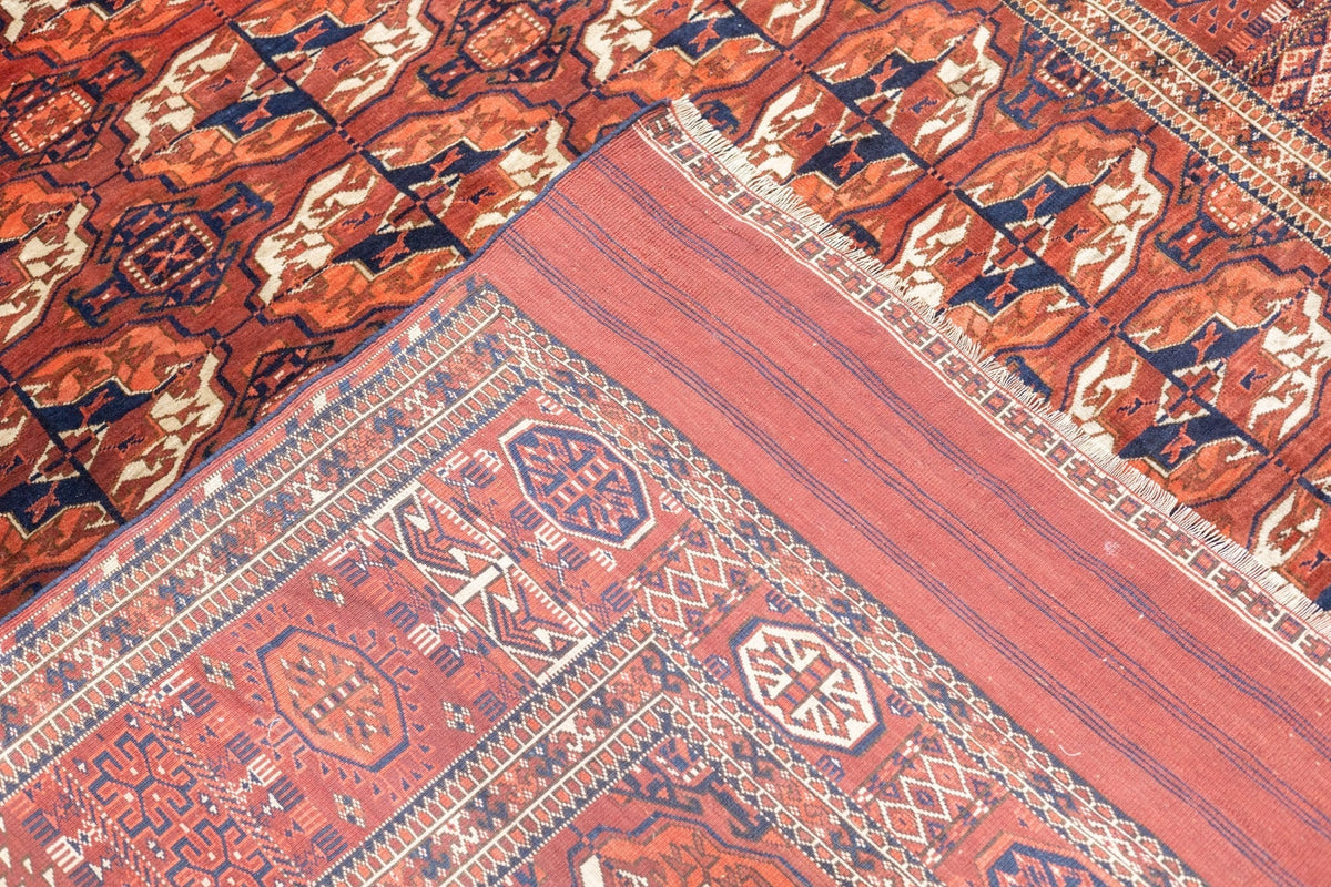 Fine Antique Turkmen / Yamud Main Carpet 6'10'' x 9'4''