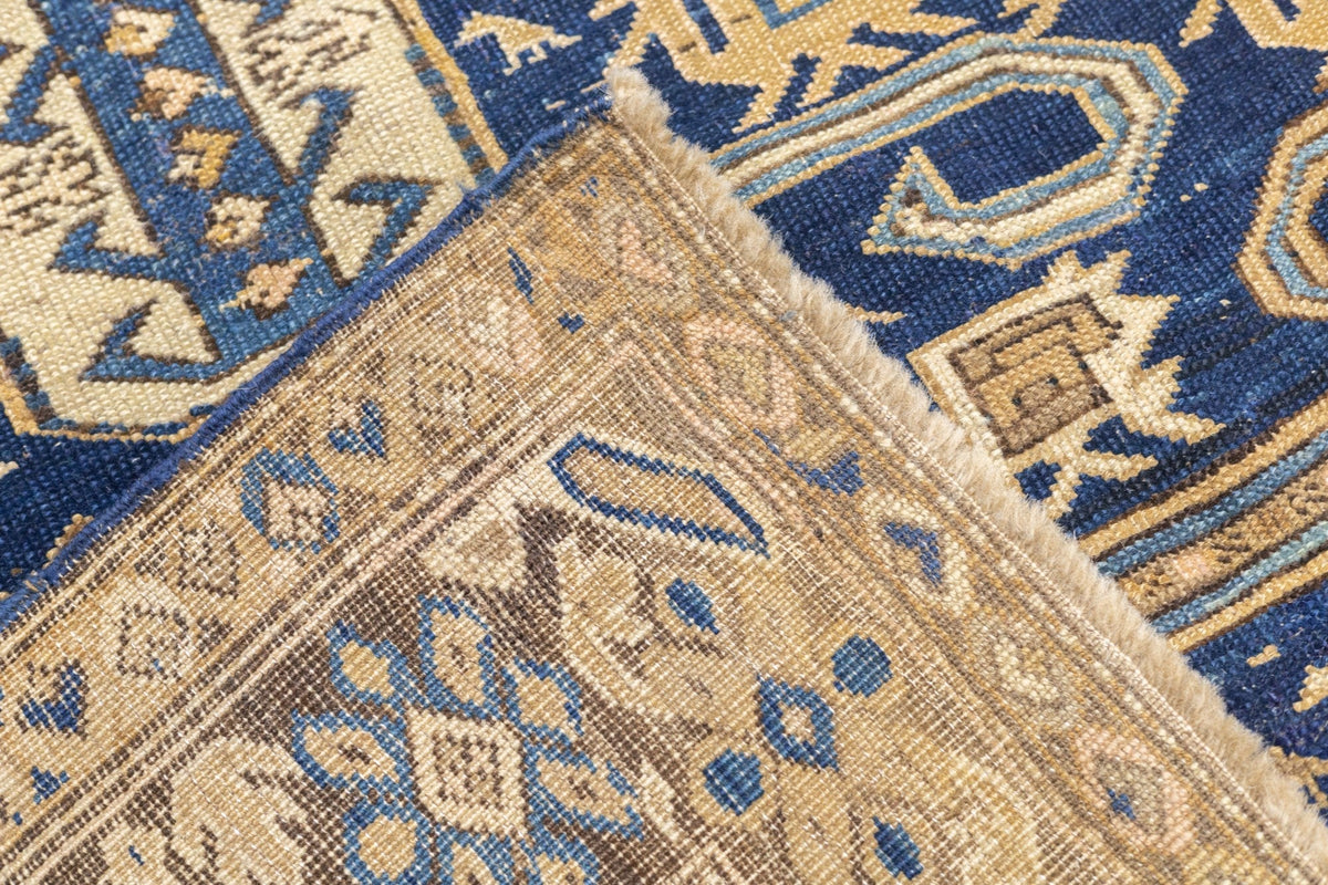 Antique Caucasian Perpedil Rug 4'8'' x 6'6''