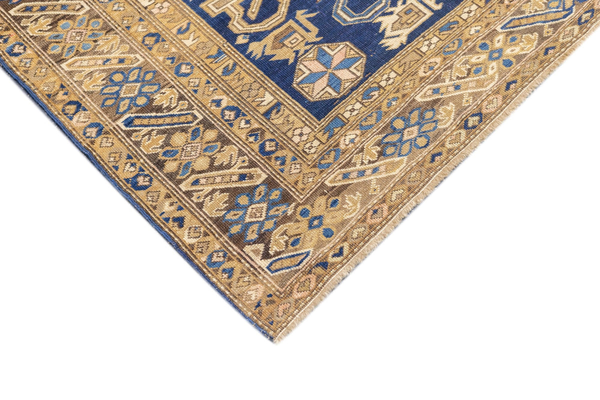 Antique Caucasian Perpedil Rug 4'8'' x 6'6''
