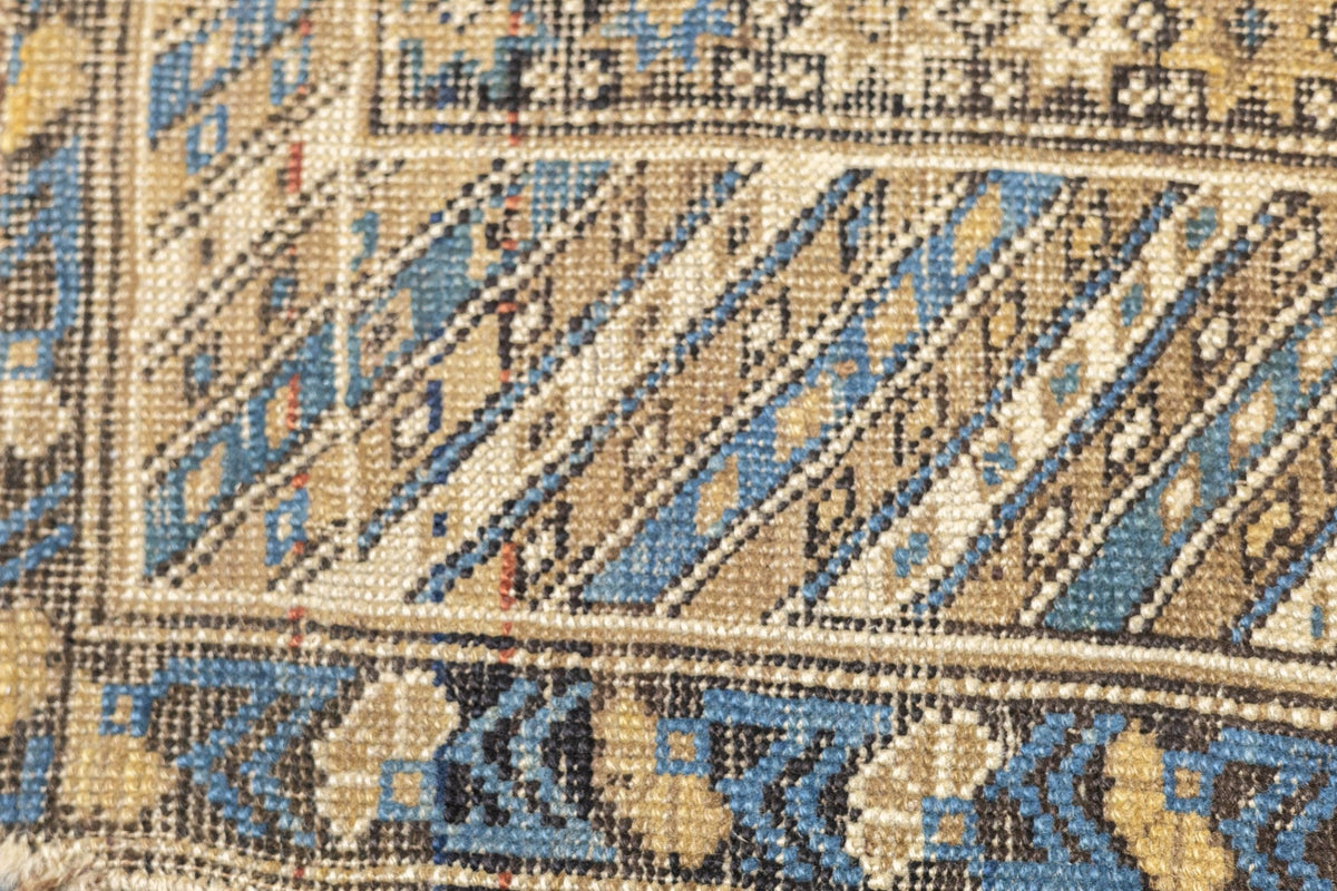 Antique Caucasian Perpedil Rug 3'11'' x 4'7''