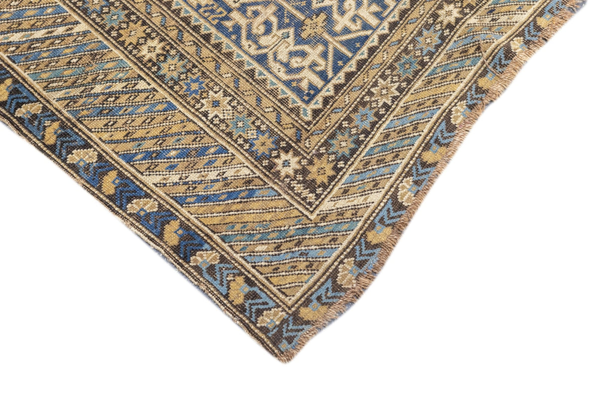 Antique Caucasian Perpedil Rug 3'11'' x 4'7''