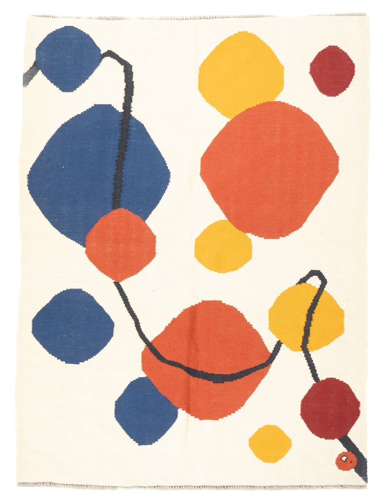 Mid Century French Tapestry Design After Calder 4'10'' x 6'6''